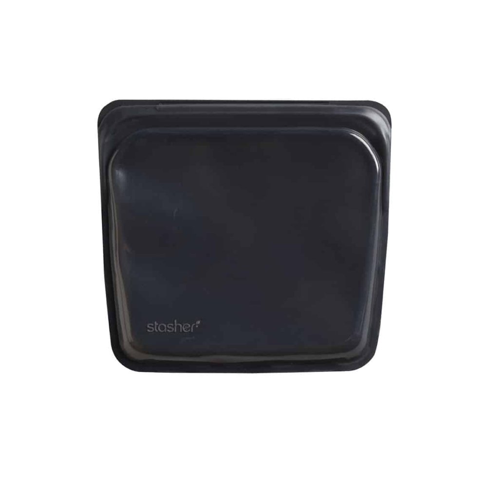 Stasher Bag silikone pose - Sandwich - Obsedian