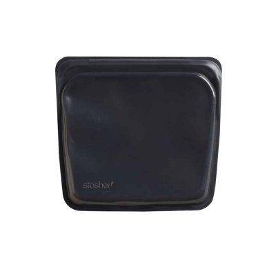 Stasher Bag silikone pose - Sandwich - Obsedian
