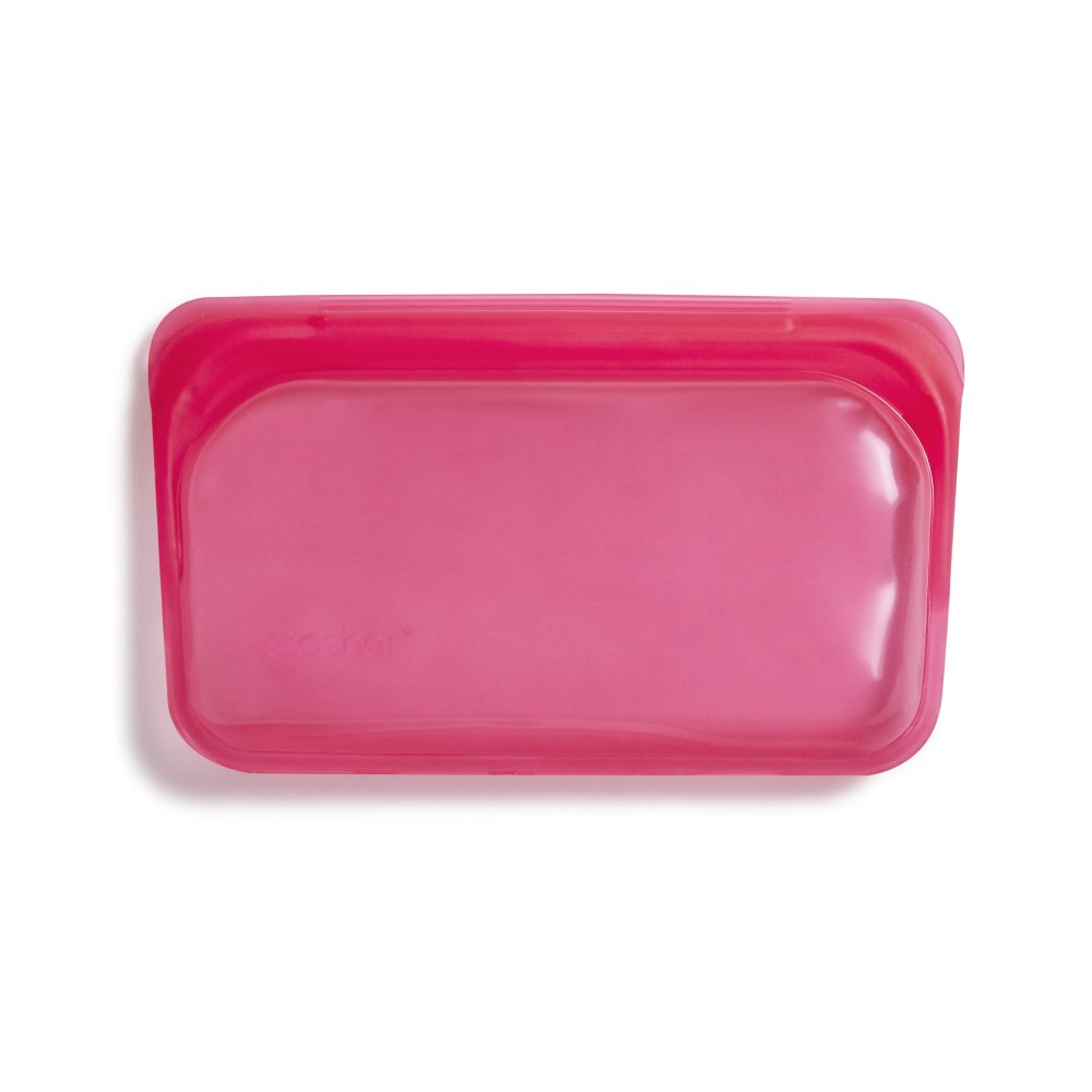 Stasher Bag silikone pose - Snack - Raspberry