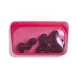 Stasher Bag silikonp�se - Snack - Raspberry