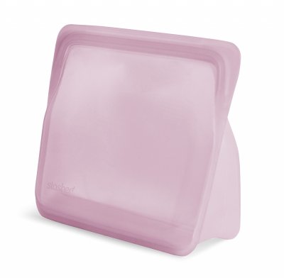 Stasher Bag silikone pose - Stand-up - Medium - Rose Quartz