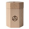 Double wooden pencil sharpener - with collector