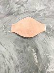 Fabric mask - Peach - upcycled textile - 1 pc.