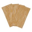 Cloth napkins - Mustard Wave - set of 4 pcs.