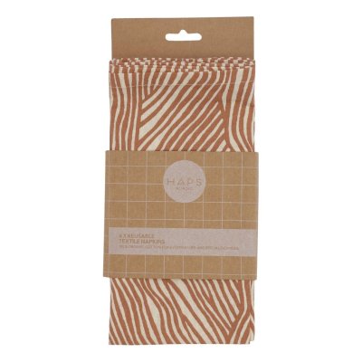 Stofservietter - Terracotta Wave - st med 4 stk.