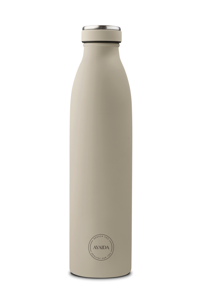 Termo drikkedunk i rustfrit stl - 750 ml. - Cream Beige