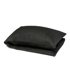 Eye pillow with wheat kernels - Black