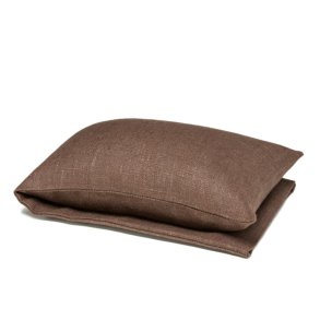 Eye pillow with wheat kernels - Brown