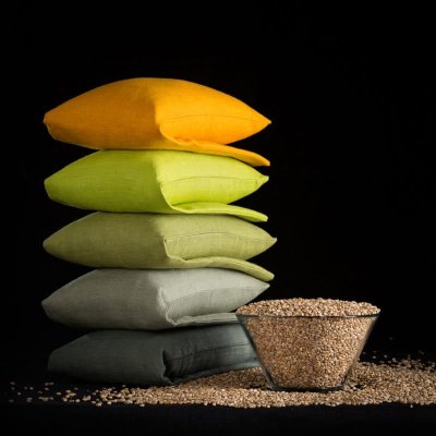 Varmepude med hvedekerner - Large - Light Olive Green
