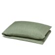 Augenkissen mit Weizenkernen - Olive Green