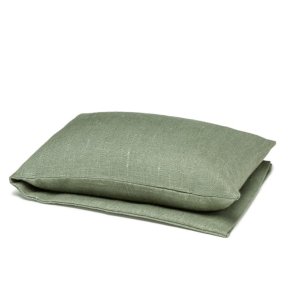 Eye pillow with wheat kernels - Olive Green