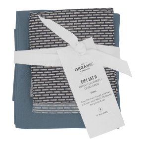 Gift Set with Tea Towel and Cloths - Ocean Selection