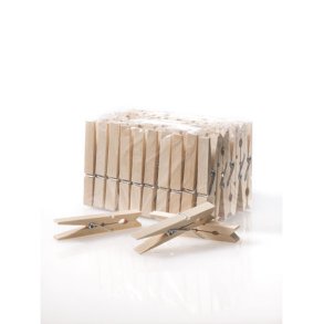 Wooden clamps - 50 pcs.