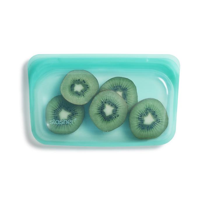 Stasher Bag silikone pose - Snack - Aqua - Økofamilien