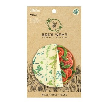 Bee's Wrap bivokspapir st - Herb Garden - 3 stk - Vegansk