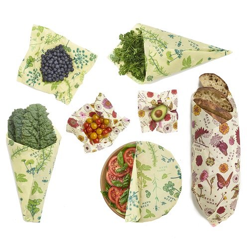 Bee's Wrap bivokspapir st - Garden & Meadow - 7 stk - Vegansk