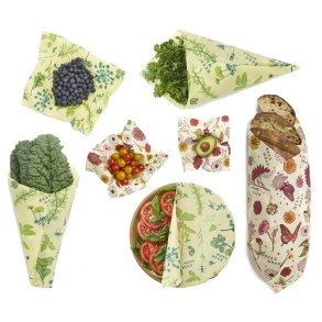 Bee's Wrap beeswax paper set - Garden & Meadow - 7 pcs - Vegan