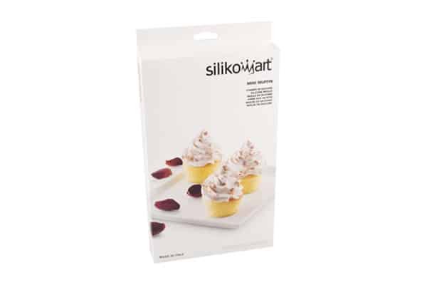 Genanvendelig bageform i platinsilikone - mini muffins