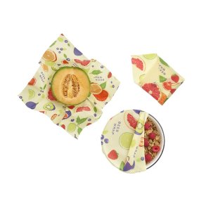Bee's Wrap beeswax paper set - Fresh Fruit - 3 pcs