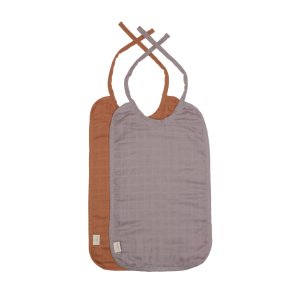 Bibs in organic cotton - Spring Mix - 2 pcs.