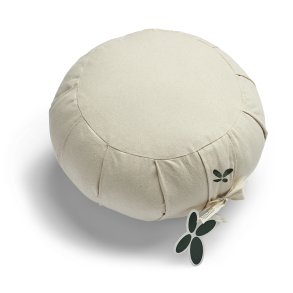 Kapok Zafu yoga pillow - meditation pillow - Natural