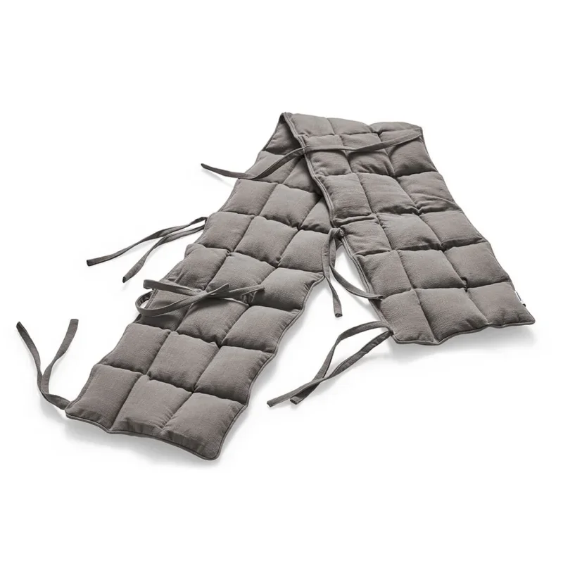 Kapok sengerand til babyseng - 60x120 cm - Dusted Brown