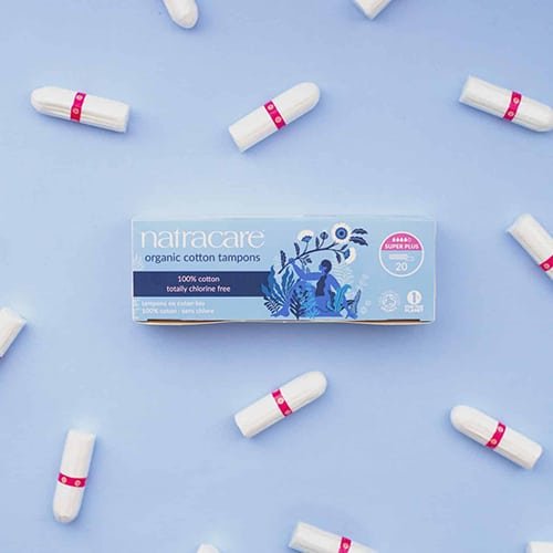 Tampon uden indfringshylster  Super Plus, kologisk
