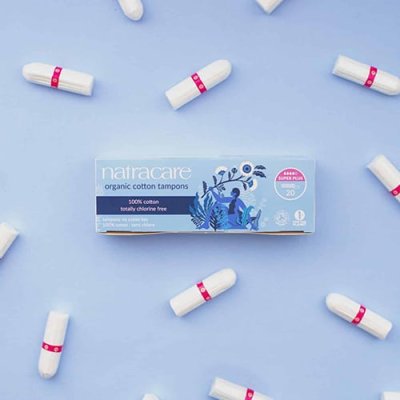 Tampon uden indfringshylster  Super Plus, kologisk