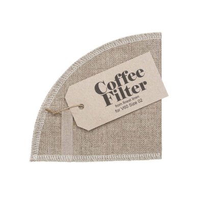 Genanvendeligt kaffefilter i hr til Hario V60 str. 2