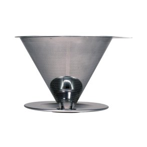 Reusable steel coffee filter