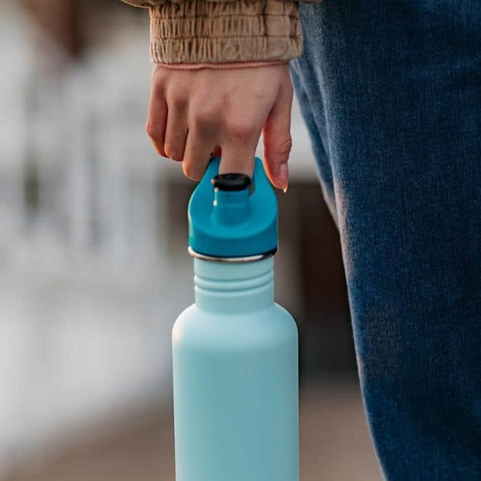 Klean Kanteen drikkedunk i rustfrit stål - 532 ml - Heavenly Pink