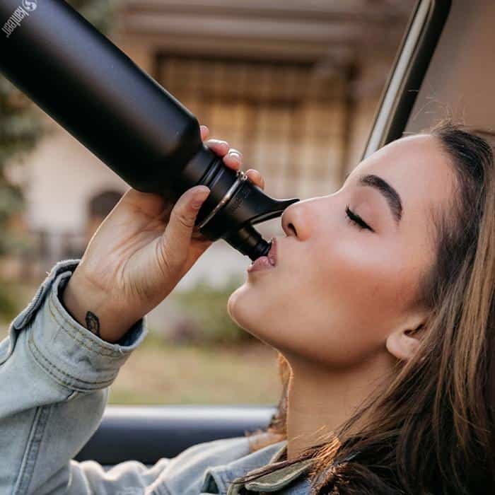 Klean Kanteen drikkedunk i rustfrit stål - 532 ml - Heavenly Pink