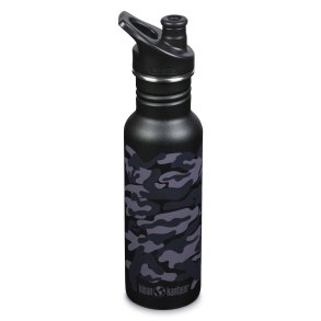 Klean Kanteen stainless steel drinking bottle - Black Camo - 532 ml