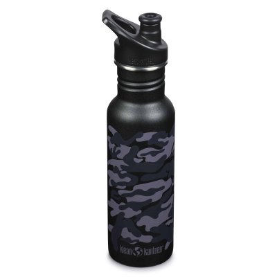 Klean Kanteen drikkedunk i rustfrit stl - Black Camo - 532 ml