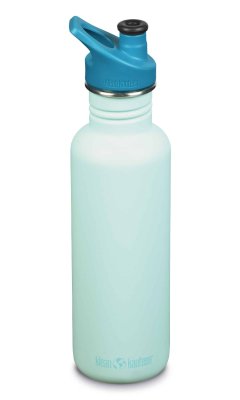 Klean Kanteen drikkedunk i rustfrit stl - Blue Tint - 800 ml.