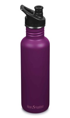 Klean Kanteen drikkedunk i rustfrit stl - Purple Potion - 800 ml.