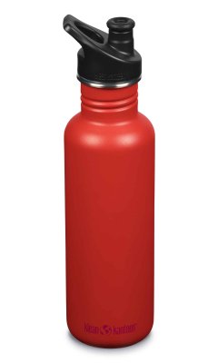 Klean Kanteen drikkedunk i rustfrit stl - Tiger Lilly - 800 ml.
