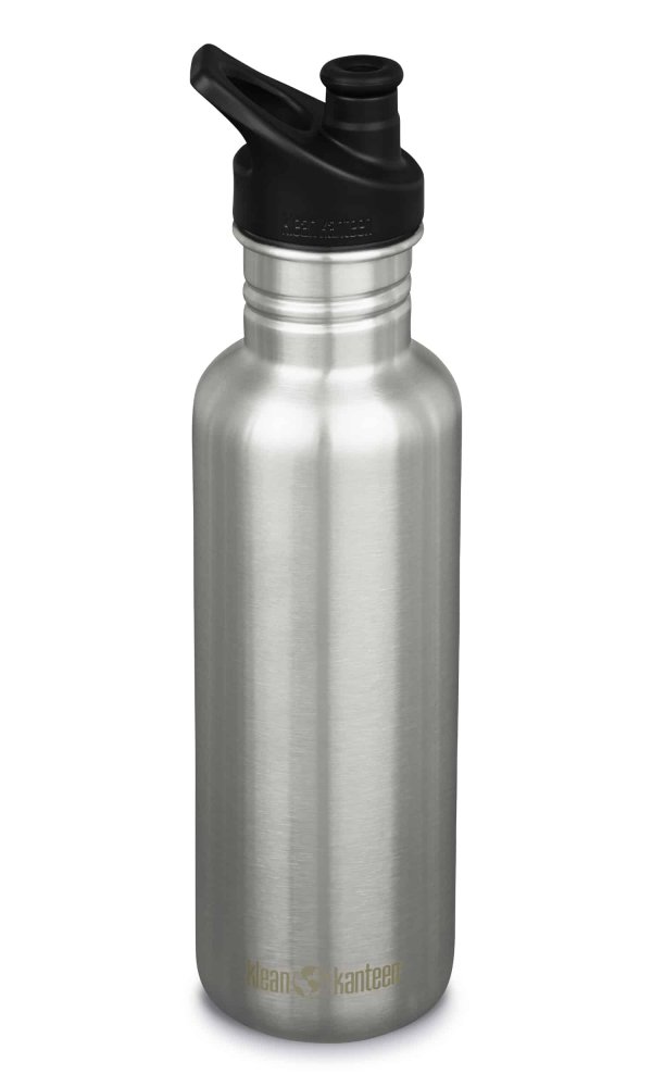 Drikkedunk i rustfrit stl med sportslg - 800 ml