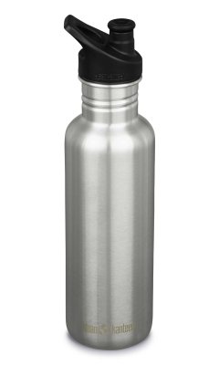Drikkedunk i rustfrit stl med sportslg - 800 ml