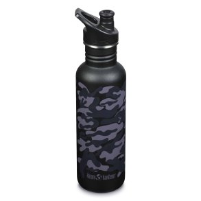 Klean Kanteen stainless steel drinking bottle - Black Camo - 800 ml