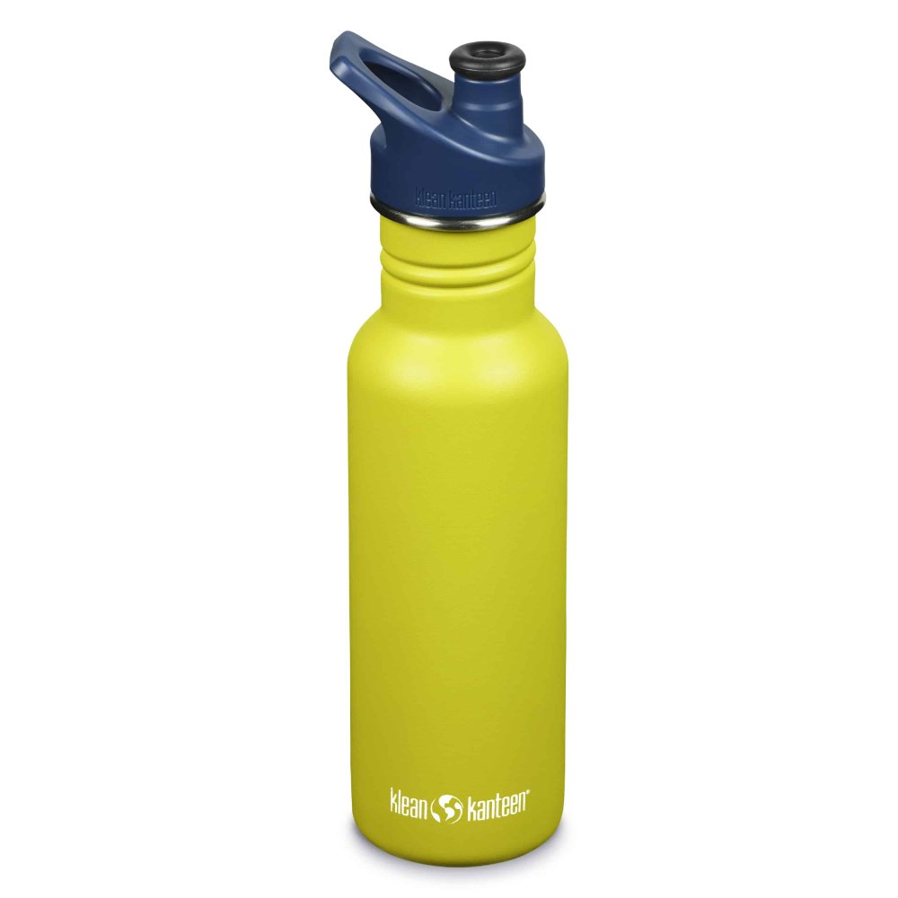 Klean Kanteen drikkedunk i rustfrit stl - Green Apple - 532 ml.