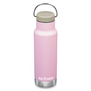 Stainless steel thermos drinking bottle - Lotus - 355 ml