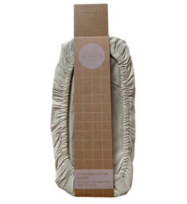 Firkantede bomuldscovers - Oyster Grey - st med 2 stk.