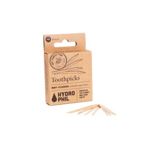 Bamboo toothpicks with fluoride - 150 pcs