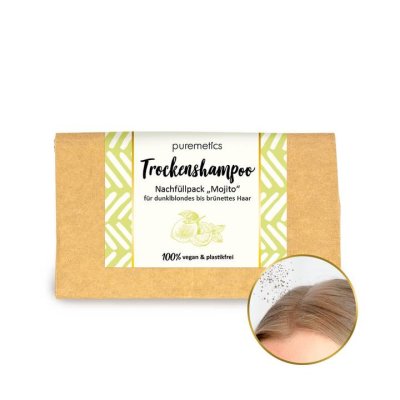 Refill trshampoo - til mrkeblond og brunt hr - Mojito