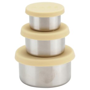 Haps trio storage bins - 3 pcs - Sun Light