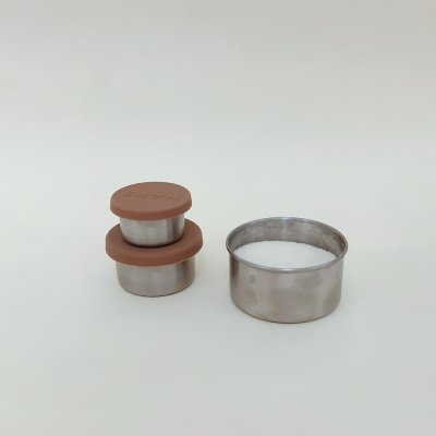 Haps opbevaringsbtter i stl - 3 stk - Terracotta