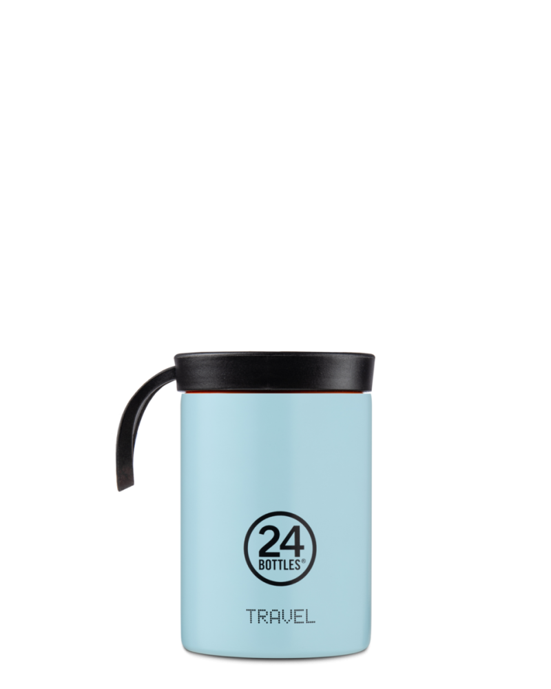 Termokop & madbeholder - 350 ml - Cloud Blue