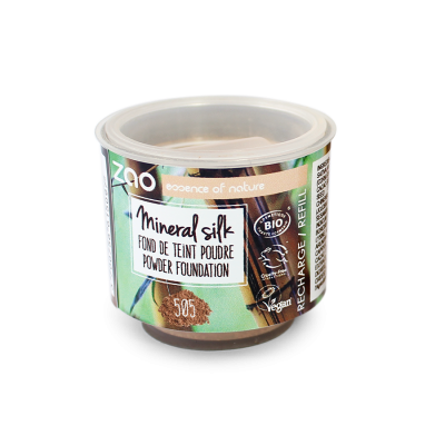 ZAO ls mineral pudder nr. 505 - Coffee Beige - REFILL
