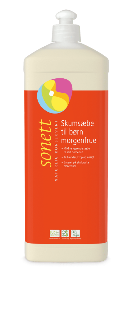 Skumsbe til brn - morgenfrue  -1000 ml